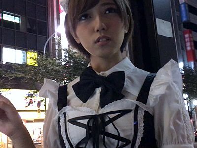 【素人】可愛いコスプレで東京観光をしていたフランス人！お人形みたいな女の子と濃厚SEX♡
