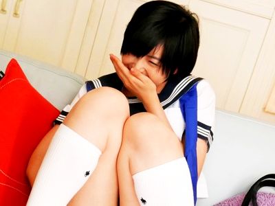 【制服】鮎川柚姫が貧乳で微乳で可愛いスレンダー女子高生として！制服のままマッサージされて言いなりに！